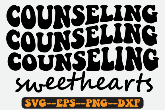 Counseling Sweethearts Quote Retro Svg for Crafts and Graphics