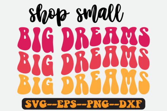 Shop Small Quote Retro Svg Design for Crafts and Graphics